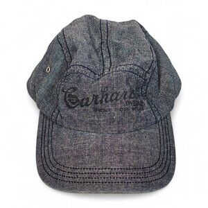 Carhartt WIP 5 Panel Denim Workwear Strapback Hat Blue Adjustable Cap